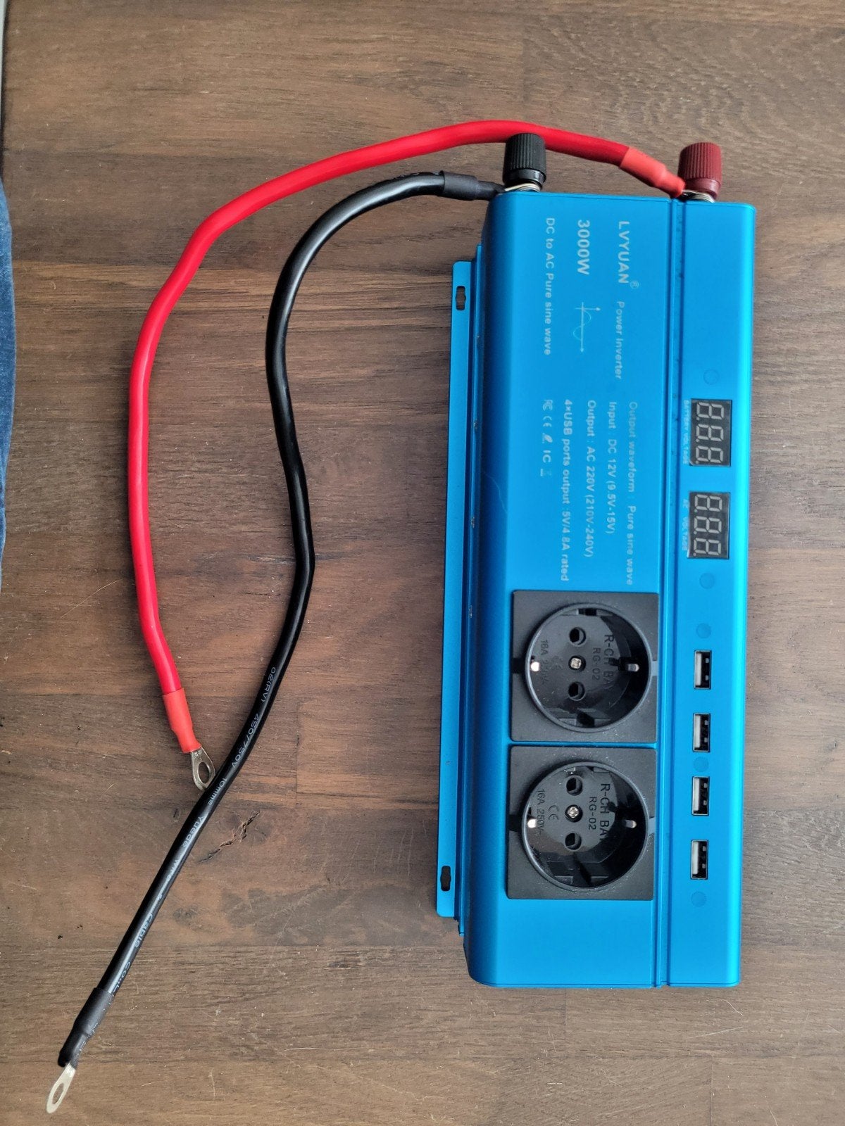 Nieuwe Zuivere Sinus Omvormer 1500W/3000W Peak, Ophalen of Verzenden, Nieuw