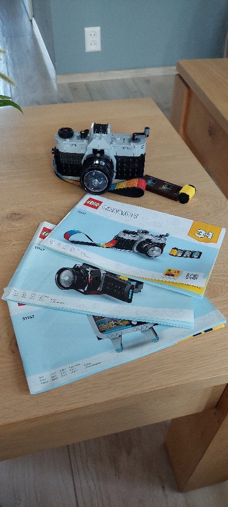 31147 Lego Retro fotocamera, Creator 3/1, Gebruikt, Lego, Ophalen of Verzenden, Inclusief instructies