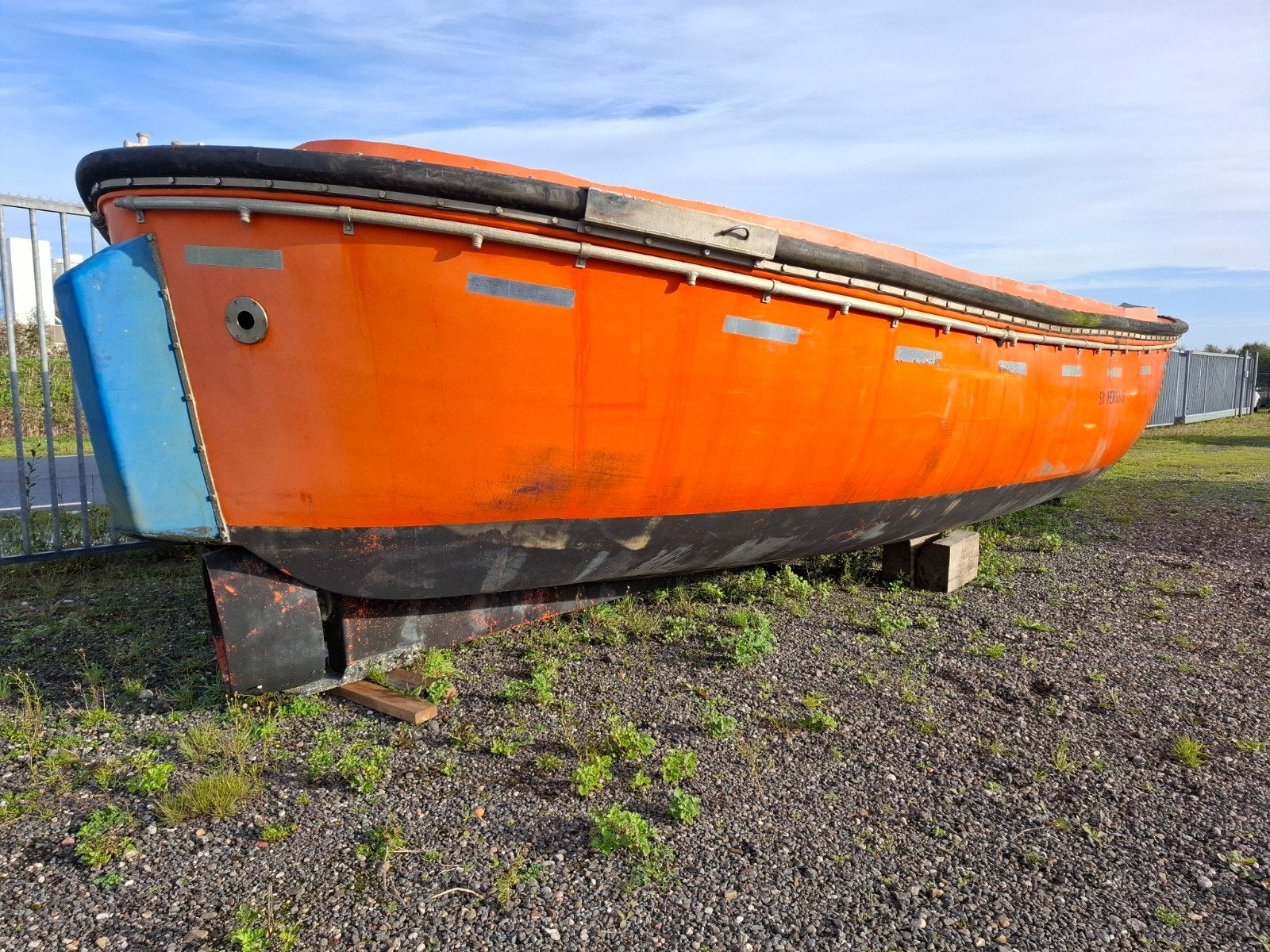 Robuuste Hardings reddingssloep afm. 8.6m x 3.2m 50 personen, Watersport en Boten, 3 m, Gebruikt, Diesel, Ophalen of Verzenden