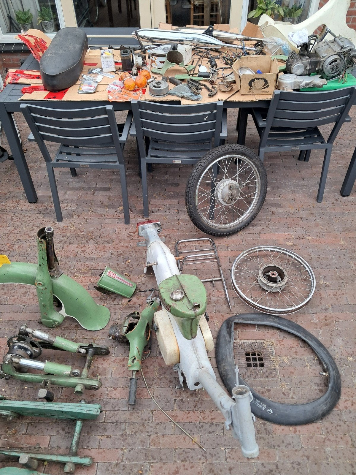honda c50 cub OT 1972 project, Ophalen, Gebruikt, Overige typen, Overige merken