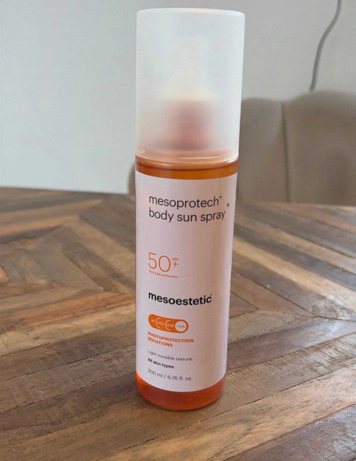 Mesoestetic Mesoprotech Body Sun Spray SPF 50+, Ophalen of Verzenden, Nieuw, Zonnebrand of After Sun