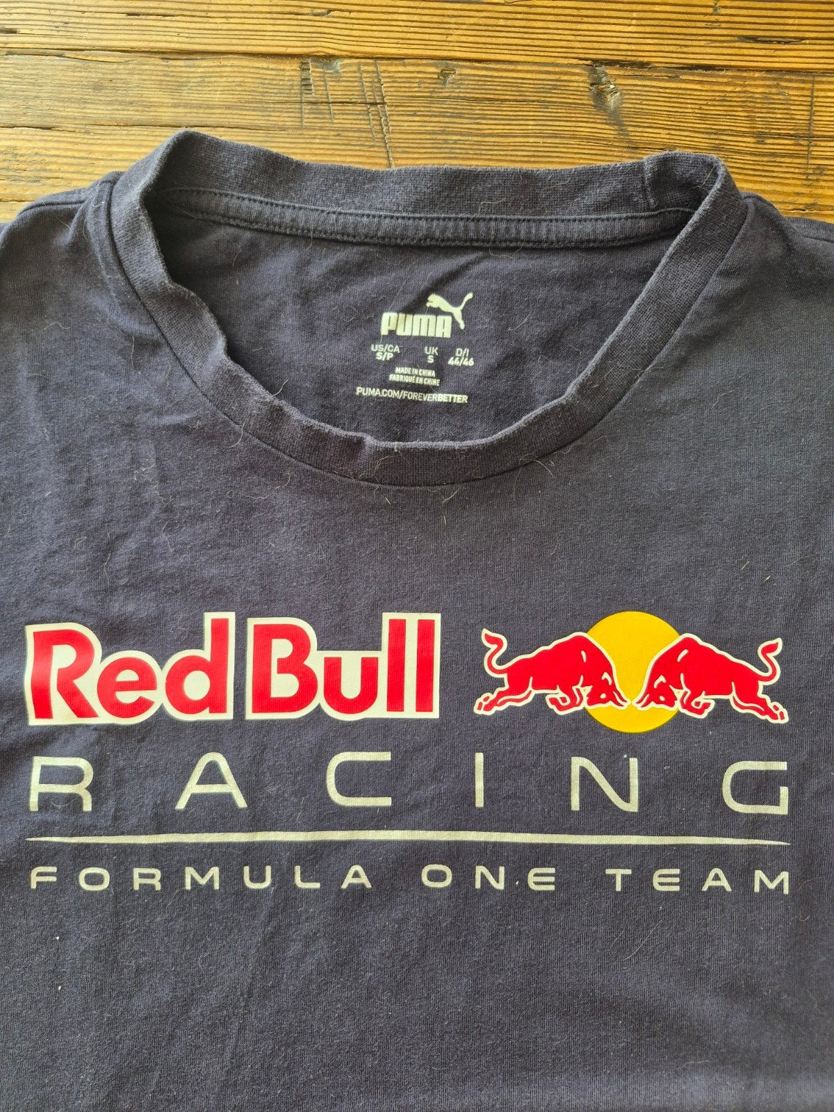 Origineel Red Bull Racing shirt - Puma- maat S, Blauw, Overige maten, Ophalen of Verzenden, Zo goed als nieuw