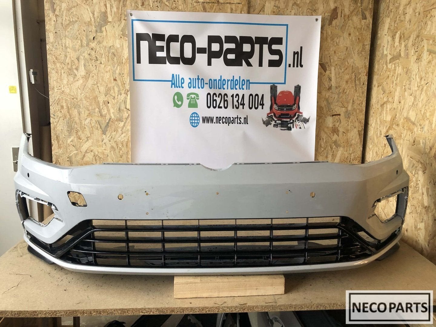 Golf 7 facelift r line bumper voorbumper origineel, Ophalen, Gebruikt, -, -