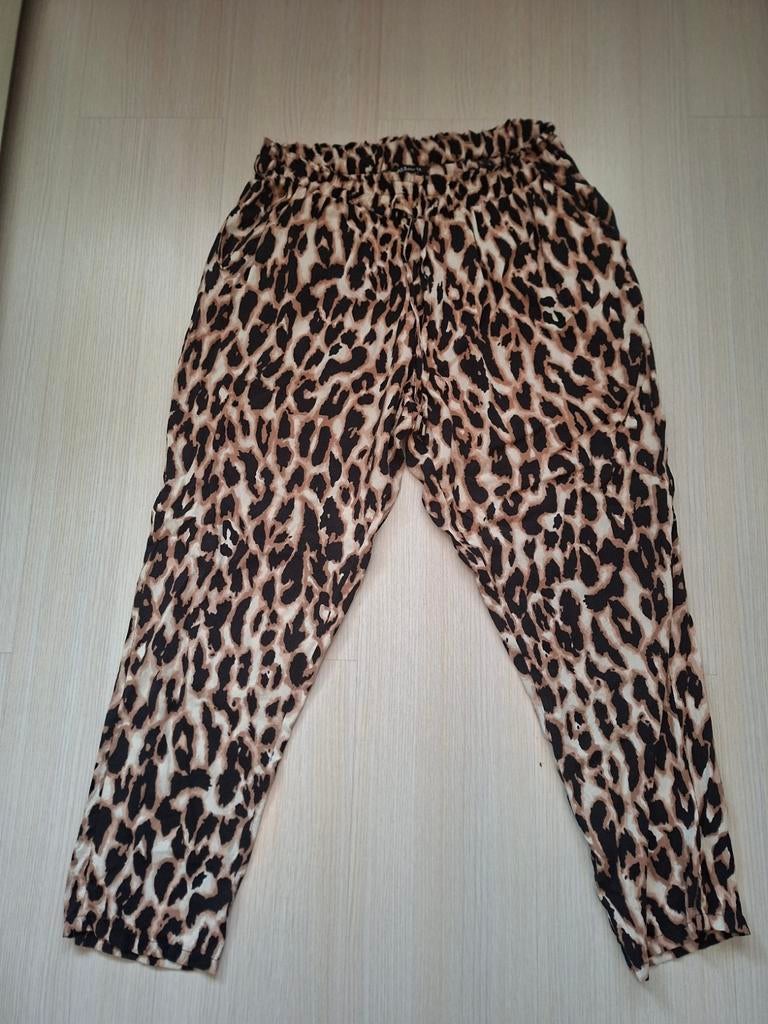MS Mode panter broek maat 44, Kleding | Dames, Broeken en Pantalons, Bruin, Maat 42/44 (L), Ophalen of Verzenden, Zo goed als nieuw