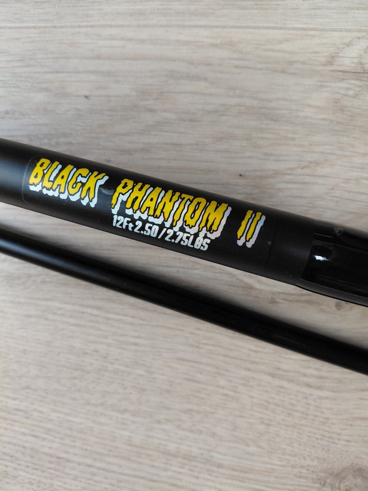 3 stuks Black Phantom 2 karperhengels 12ft 2.75LBS, Watersport en Boten, Hengelsport | Karpervissen, Ophalen