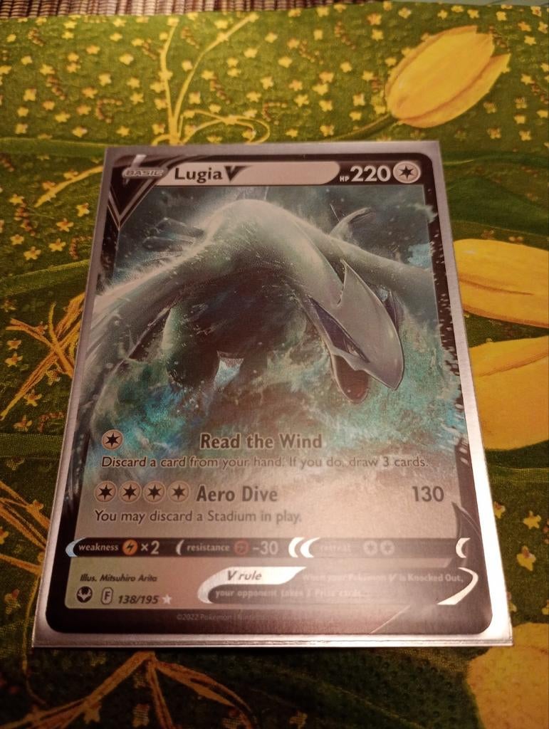 Lugia V  (138/195), Ophalen of Verzenden, Zo goed als nieuw, Losse kaart