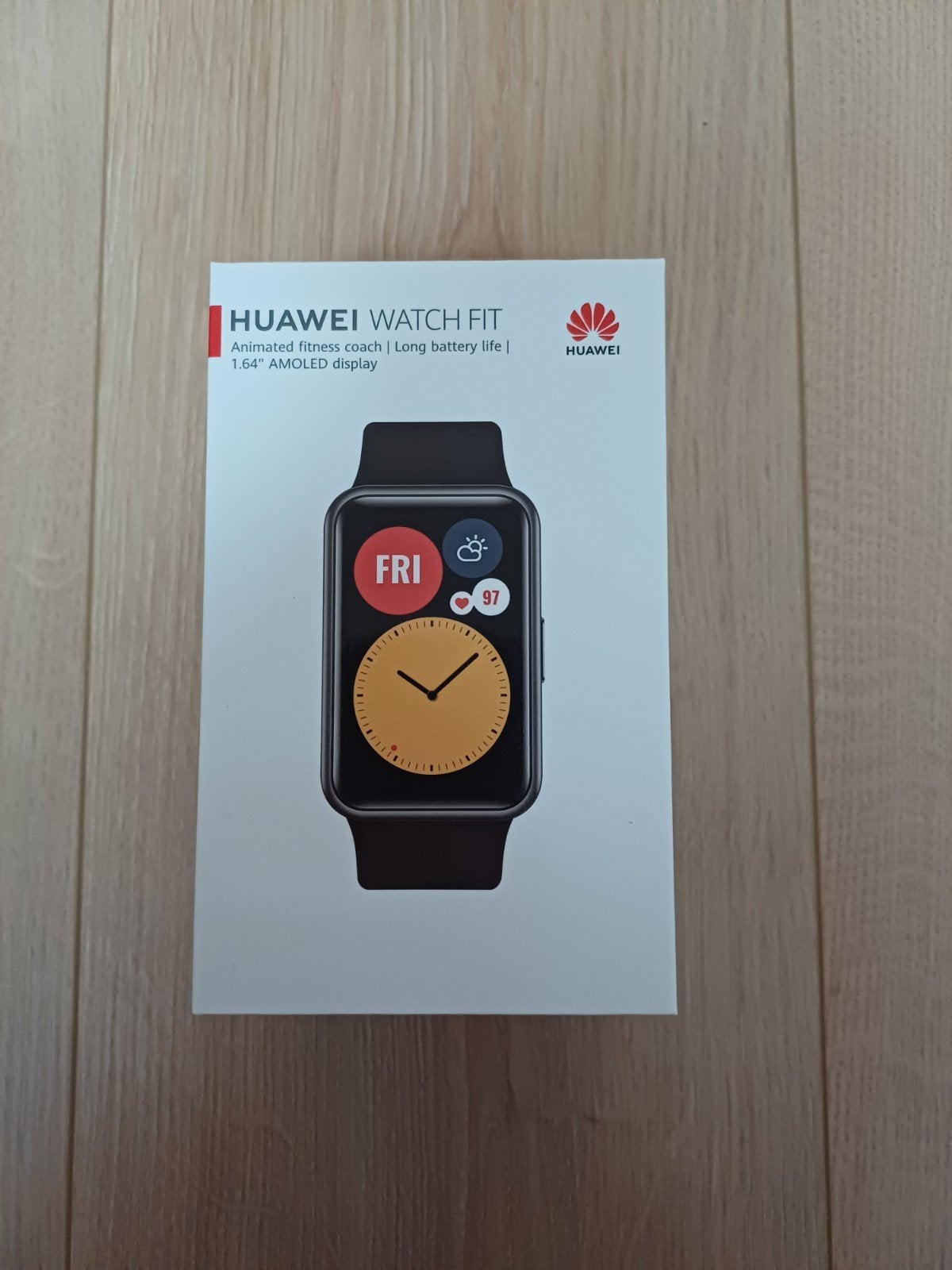 Huawei Watch Fit, Zwart, Ophalen of Verzenden, Zo goed als nieuw, Waterdicht