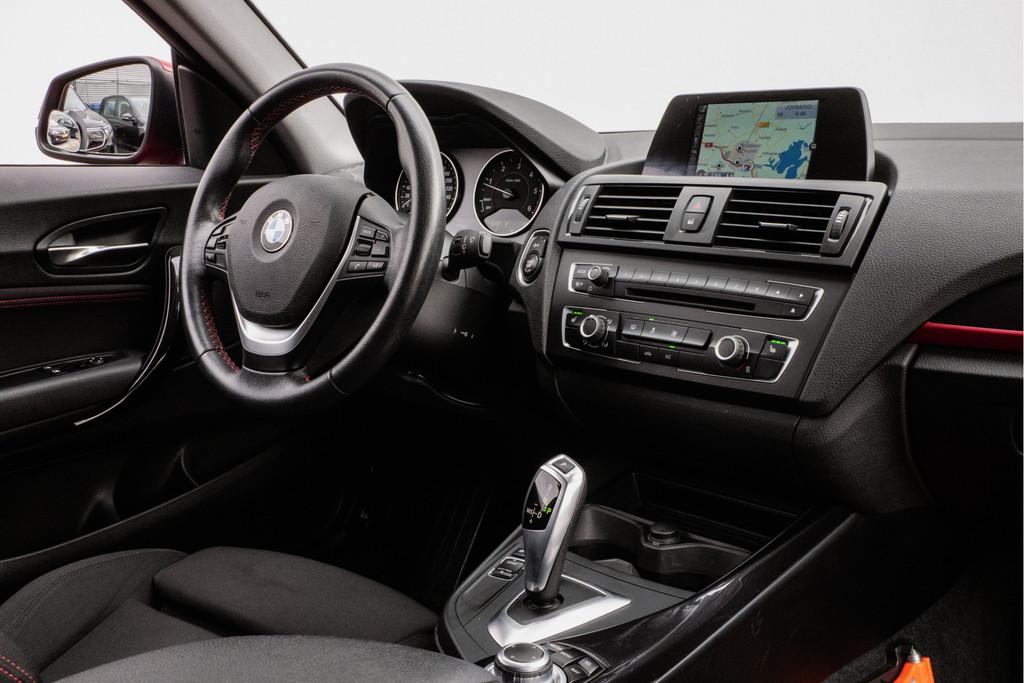 BMW 1-serie 116d Aut.8 Business Sport Sportstoelen/ Stoelver, Euro 5, Zwart, 4 cilinders, Met garantie (alle)