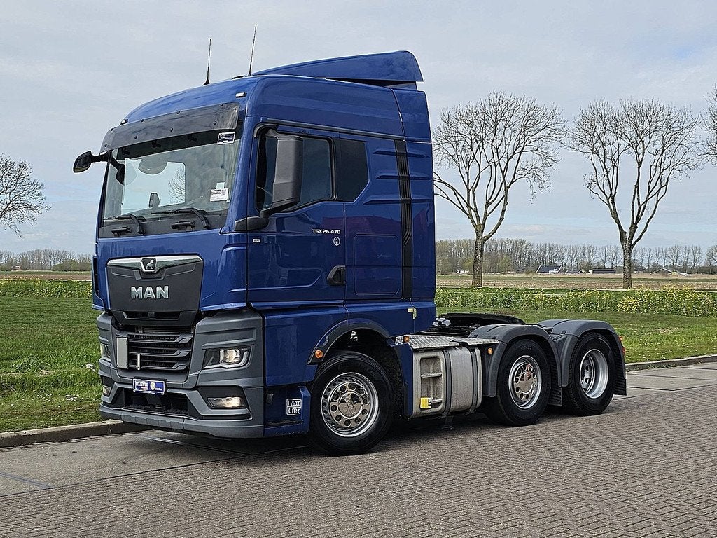 M.A.N. 26.470 TGX gm 6x2/2 adr ex/iii, Automaat, Euro 6, Blauw, MAN