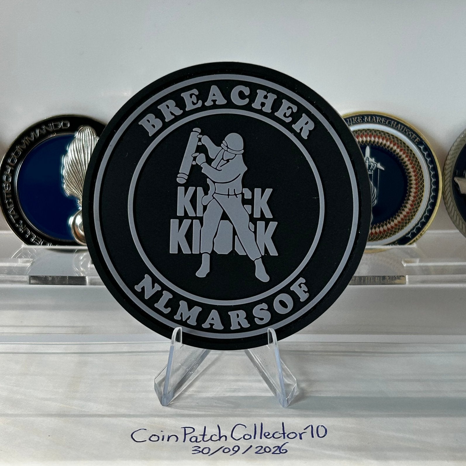 Korps Mariniers NLMARSOF Breacher Knock Knock Patch, Verzenden, Marine, Nederland, Embleem of Badge