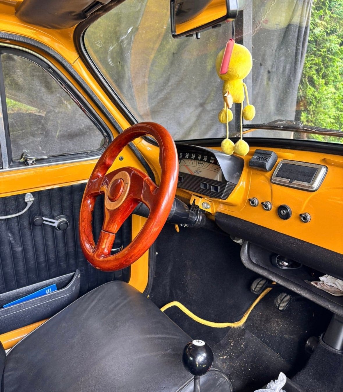 Houten stuur Fiat 500 oldtimer, Ophalen of Verzenden, Gebruikt, Fiat