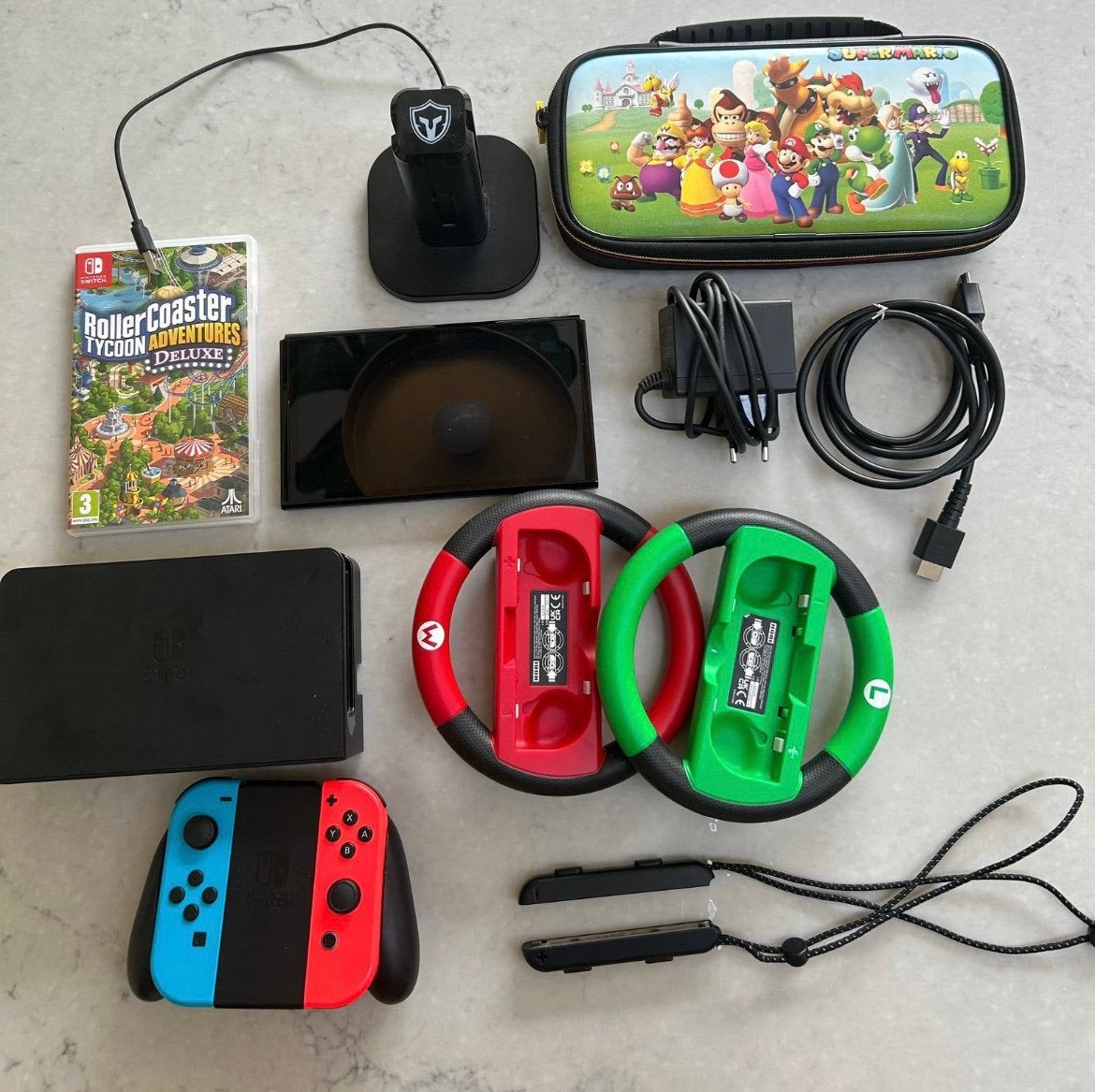 Nintendo Switch 1 Oled, Switch OLED, Met 2 controllers, Ophalen of Verzenden, Gebruikt