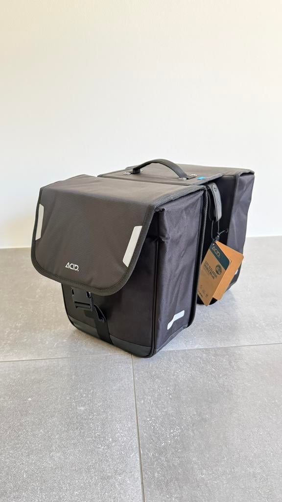Nieuwe ACID Cube fietstas Pannier Bag CITY 15 CLASSIC DOUBLE, Fietsen en Brommers, Fietsaccessoires | Fietstassen, Ophalen of Verzenden