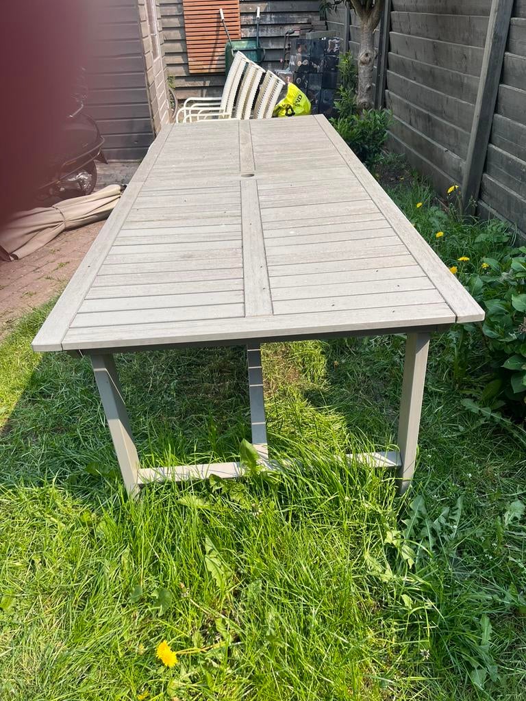 Ikea tuintafel 3,60 x 90, Tuin en Terras, Ophalen, Gebruikt, Rechthoekig, Hout