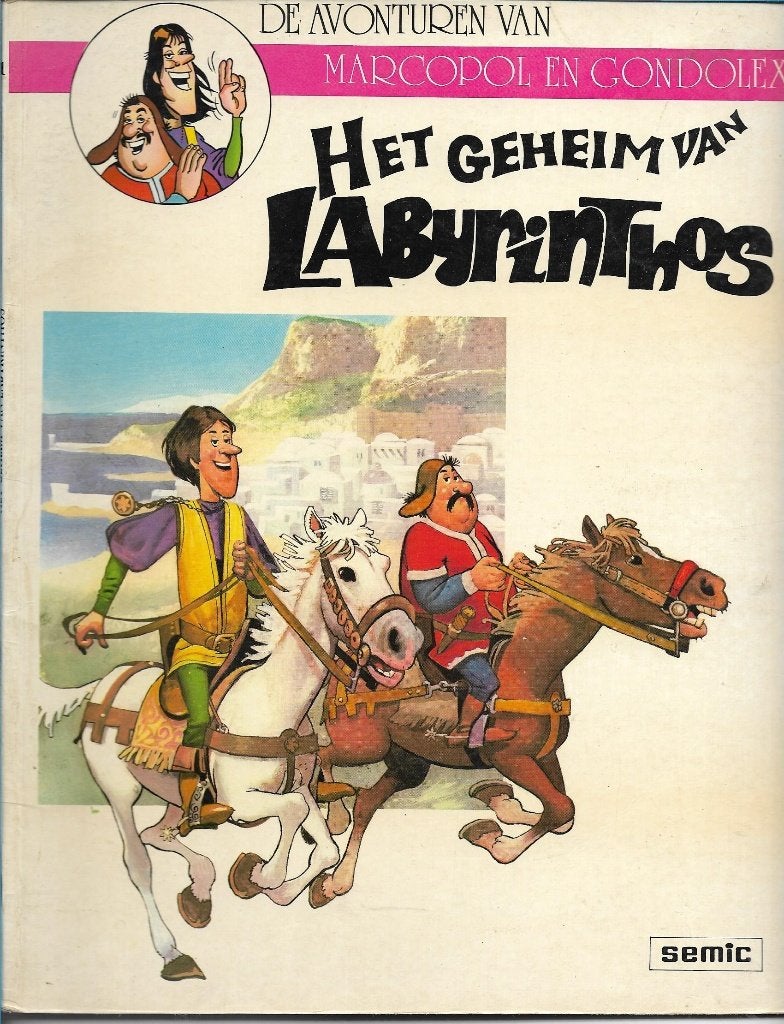 Marcopol en Gondolex - Het geheim van Labyrinthos, Eén stripboek, Ophalen of Verzenden, Gelezen