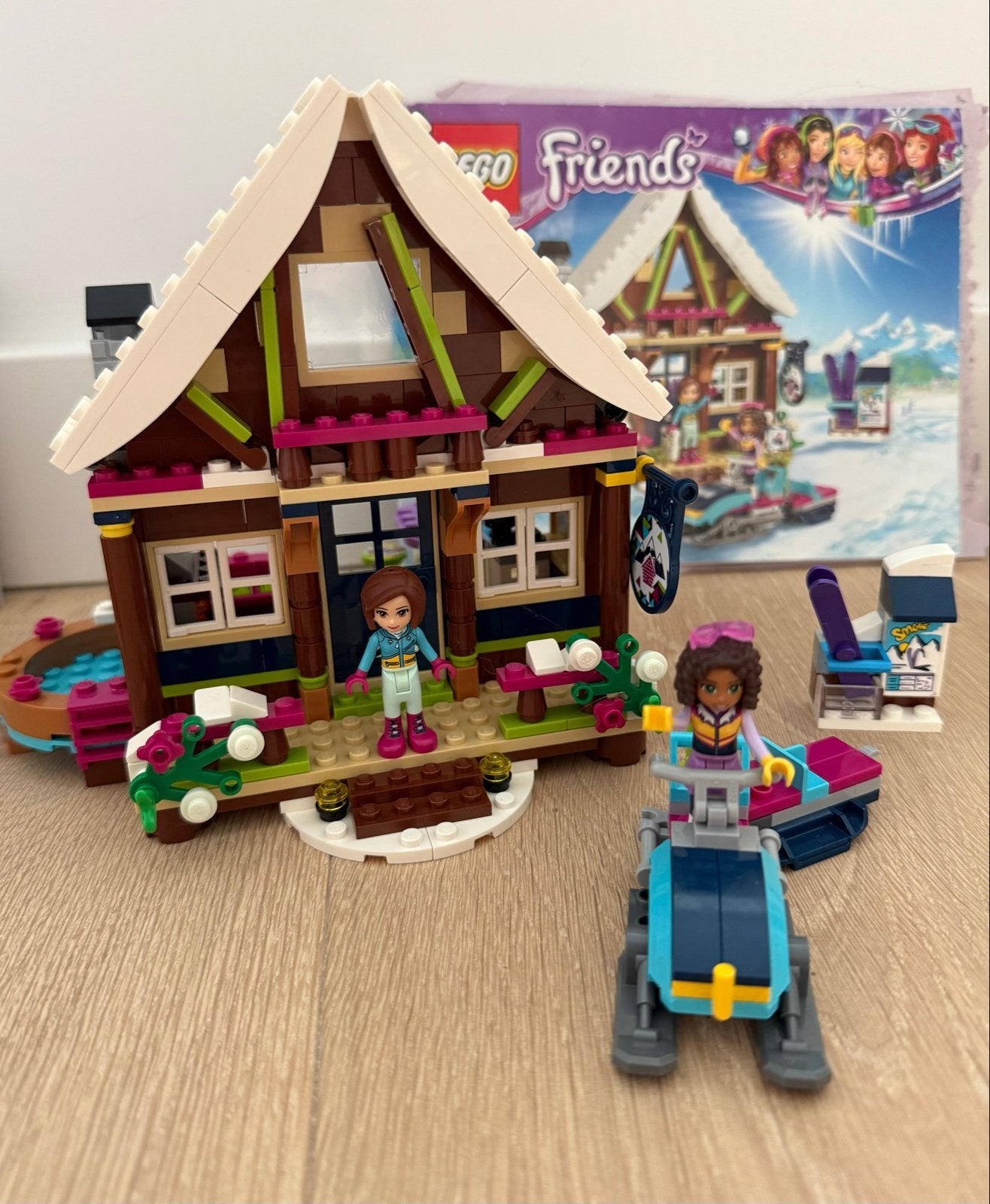 Lego friends ski huis, Lego, Friends, Ophalen of Verzenden, Complete set