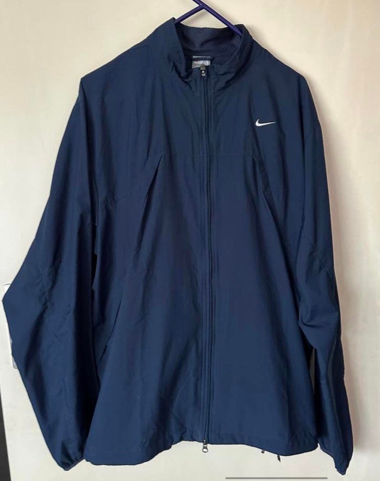 Nike FitDry Trainingspak Donkerblauw XL - Zeer Goede Staat, Fitness, Blauw, Maat 56/58 (XL), Ophalen of Verzenden