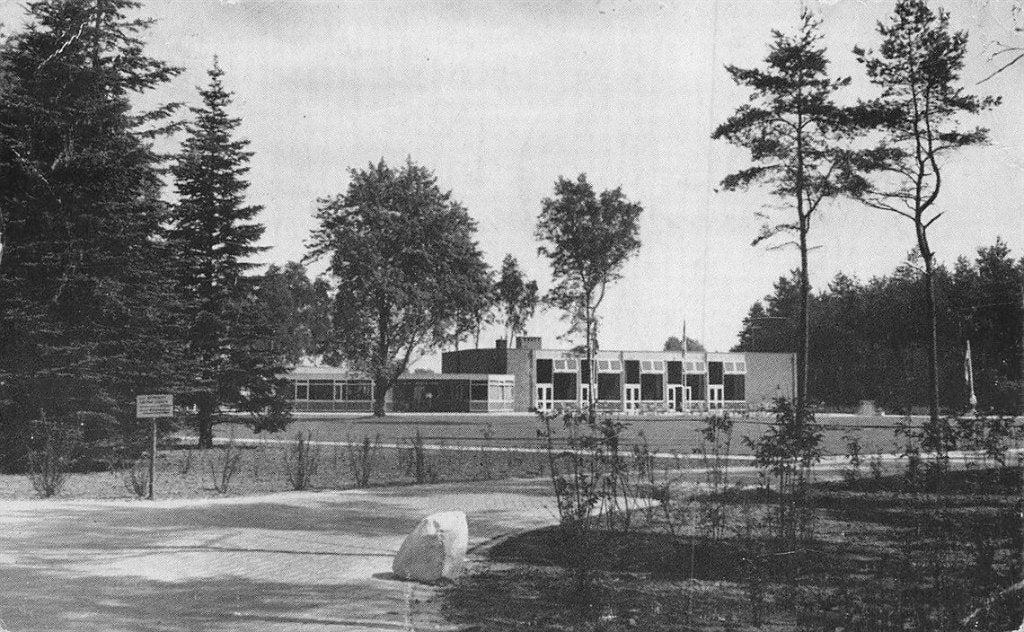 703-410-007 Hoofdgebouw Vakantie-Centrum Ginkelduin Leersum, Verzamelen, Ansichtkaarten | Nederland, Verzenden, Voor 1920, Utrecht