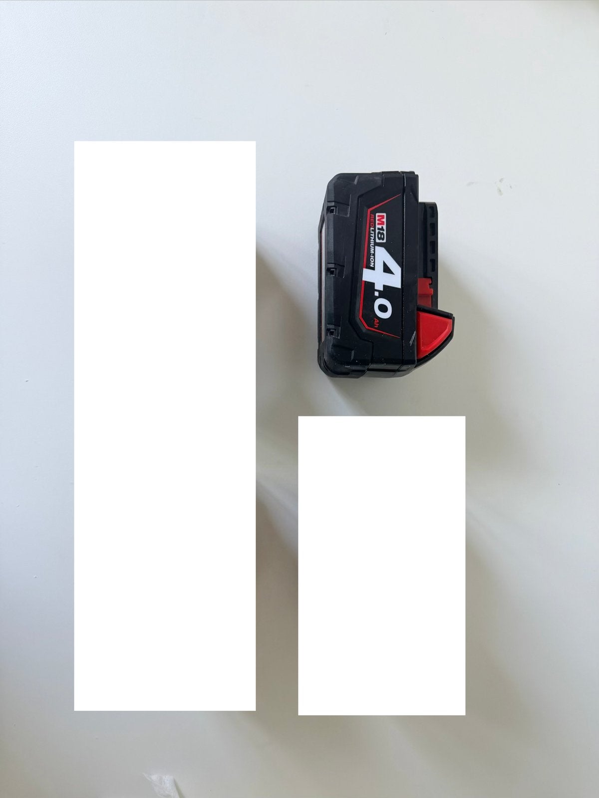 Milwaukee M18 B4 4.0Ah accu, Ophalen of Verzenden, Gebruikt