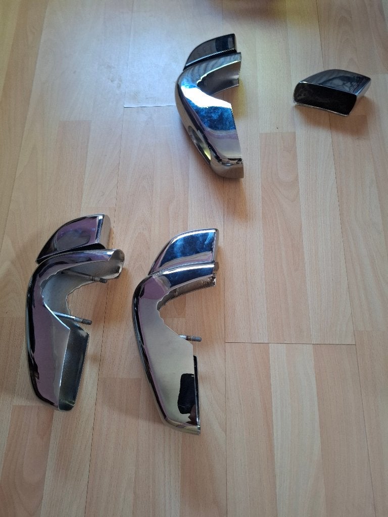 bumper rozetten porsche 356, Auto-onderdelen, Carrosserie en Plaatwerk, Porsche, Ophalen of Verzenden, Bumper, Achter