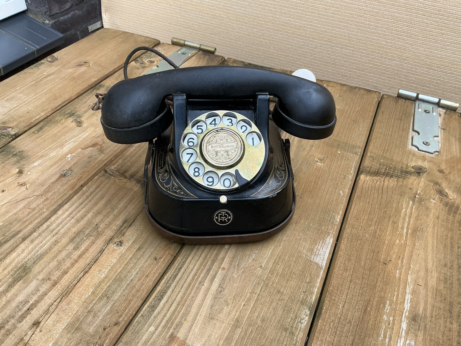Vintage Bell Telephone draaischijf telefoon RTT 56, Ophalen