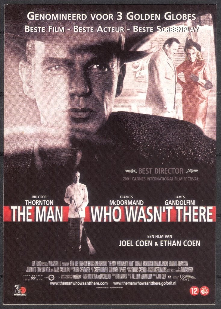 The Man Who Wasn't There, Verzamelen, Verzenden, 1980 tot heden, Ongelopen, Sterren en Beroemdheden