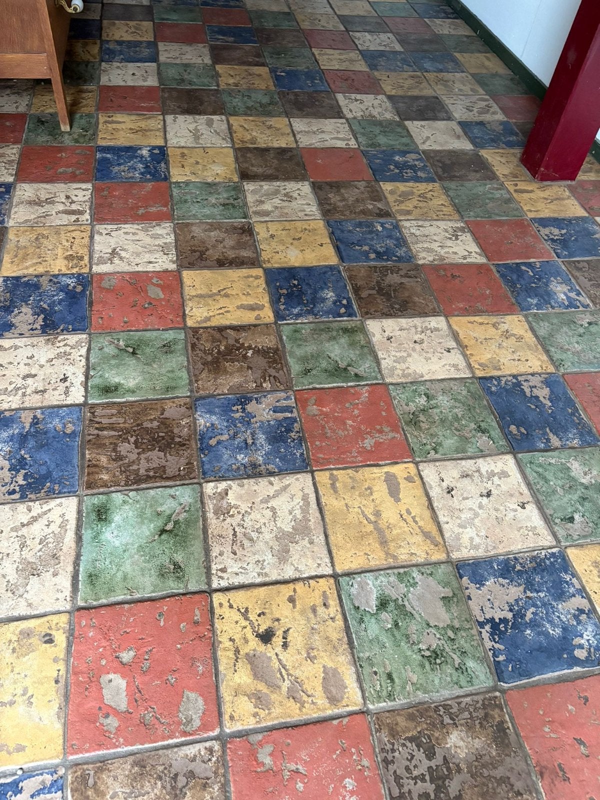 Partij vintage tegels 20x20 - Diverse kleuren, Keramiek, Nieuw, 20 tot 40 cm, Vloertegels