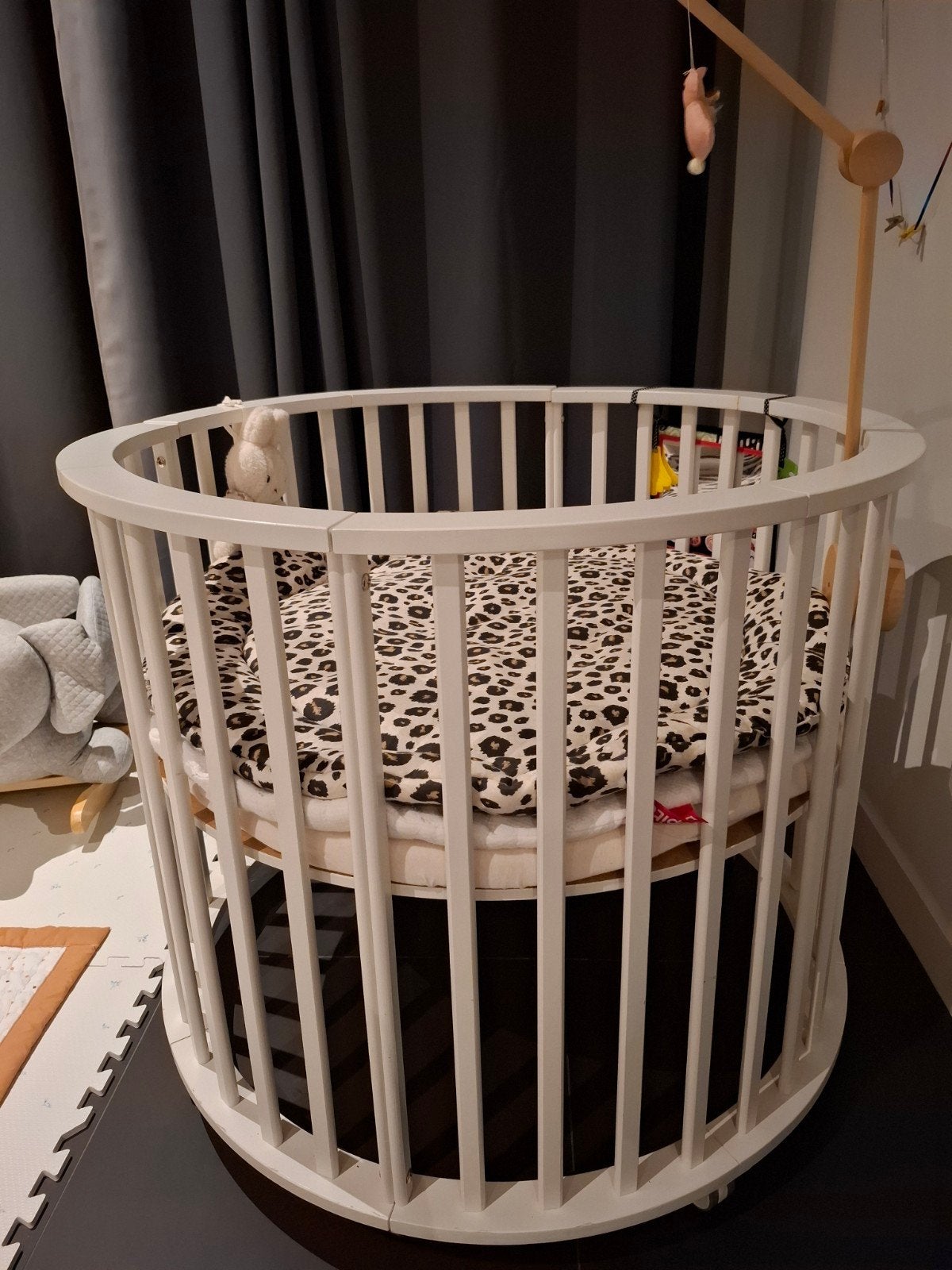 Europe Baby Circa Playpen - Wit (120 cm), Kinderen en Baby's, Ophalen, Gebruikt, Rond, In hoogte verstelbaar