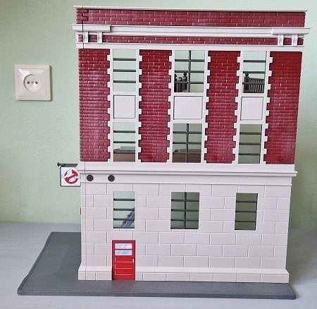 Playmobil 9219 Ghostbusters Brandweerkazerne, Gebruikt, Gebouw, Complete set, Ophalen of Verzenden
