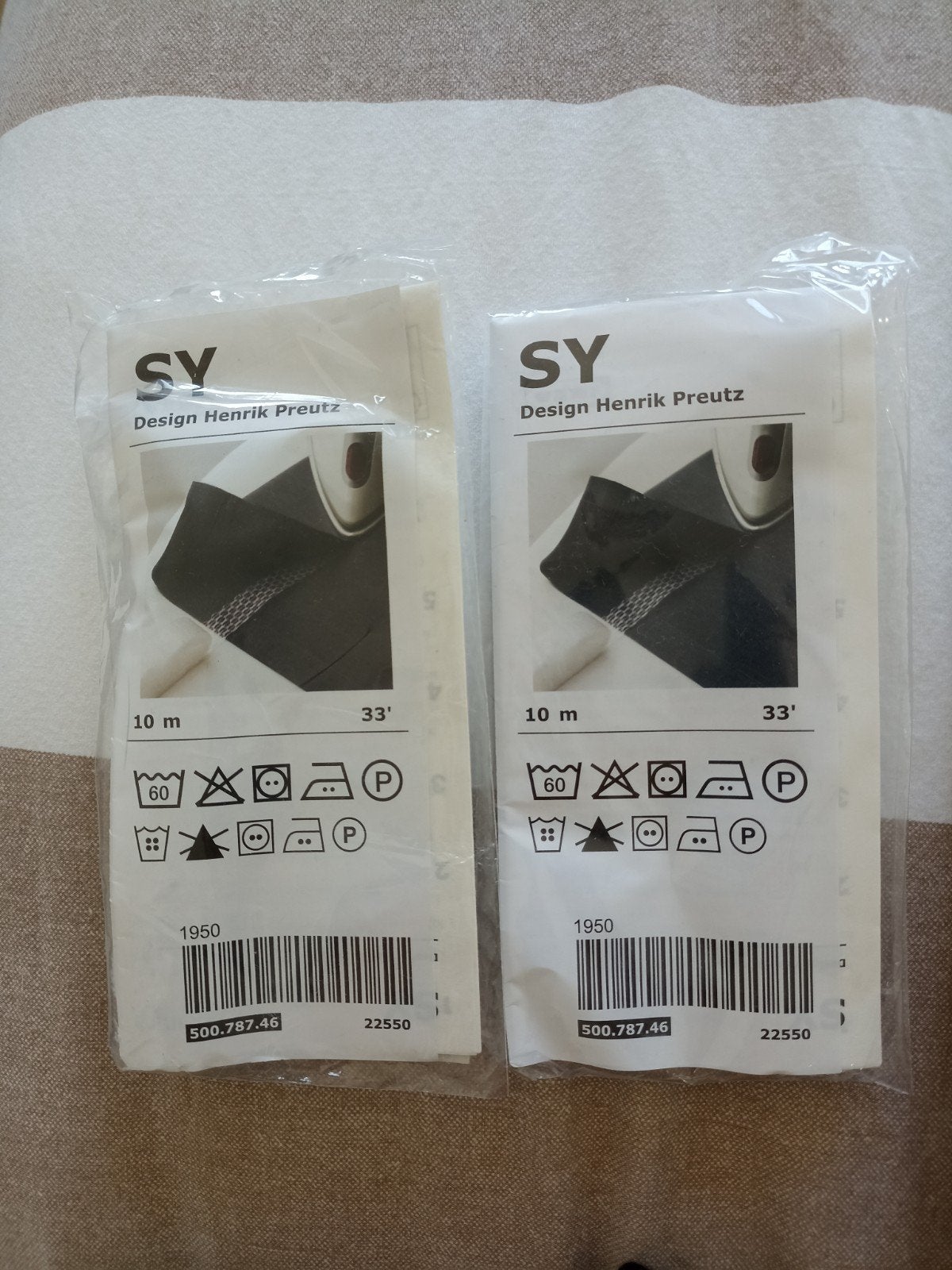 2 x IKEA SY strijkband - Nieuw, Ophalen, Nieuw, Zwart, Textiel