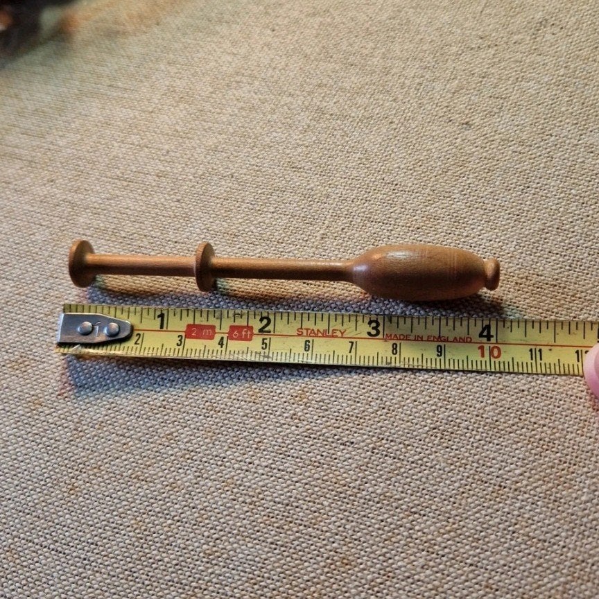 20 Houten Kantklossen  10 cm, Ophalen of Verzenden, Gebruikt, Klos(sen)