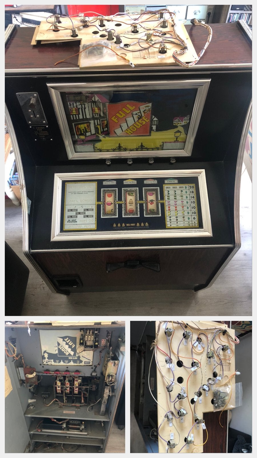 Fruitautomaat "Full House", op Guldens, Ophalen of Verzenden, Zo goed als nieuw