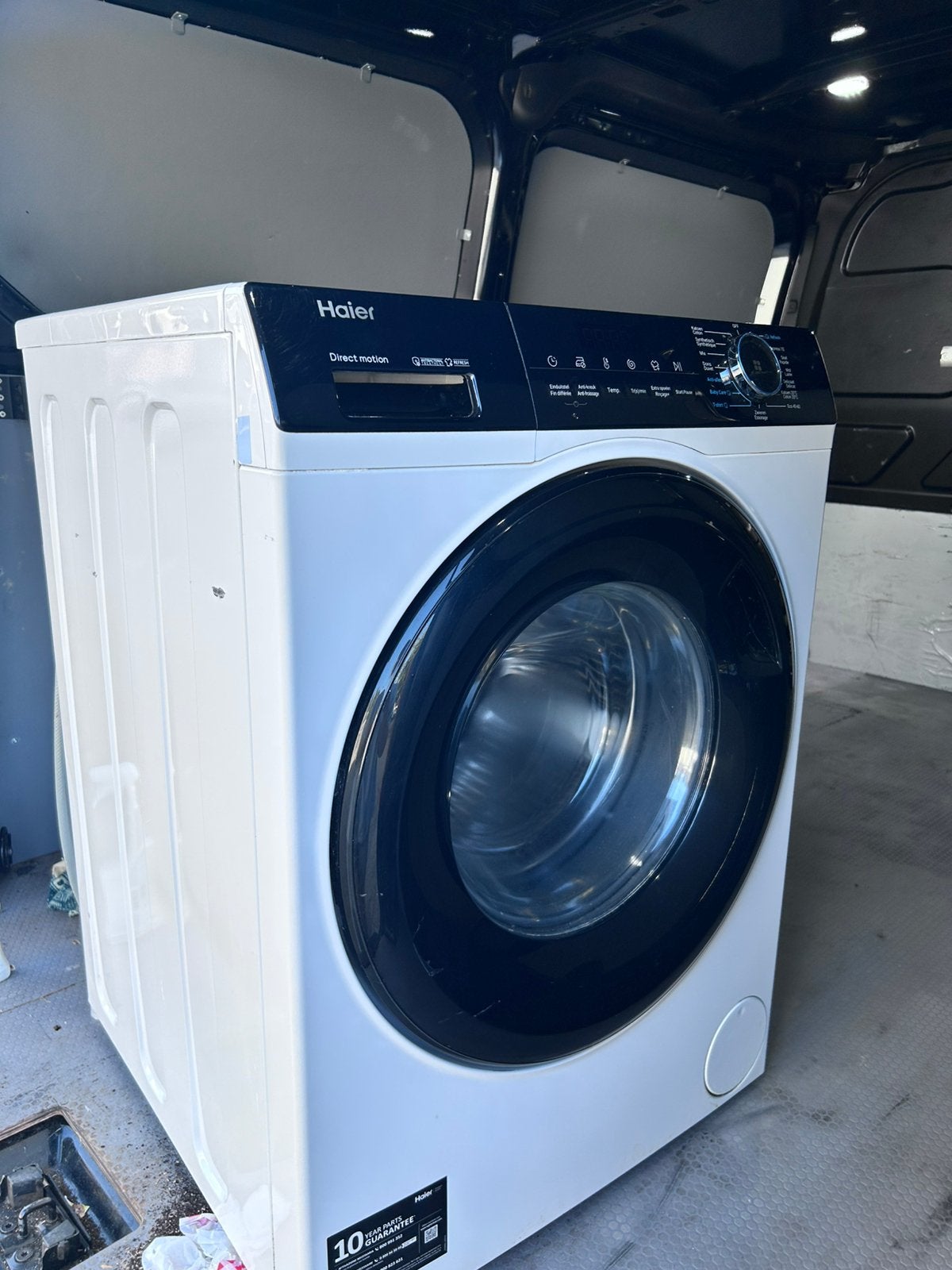Haier - wasmachine, 1200 tot 1600 toeren, 8 tot 10 kg, Ophalen of Verzenden, Zo goed als nieuw