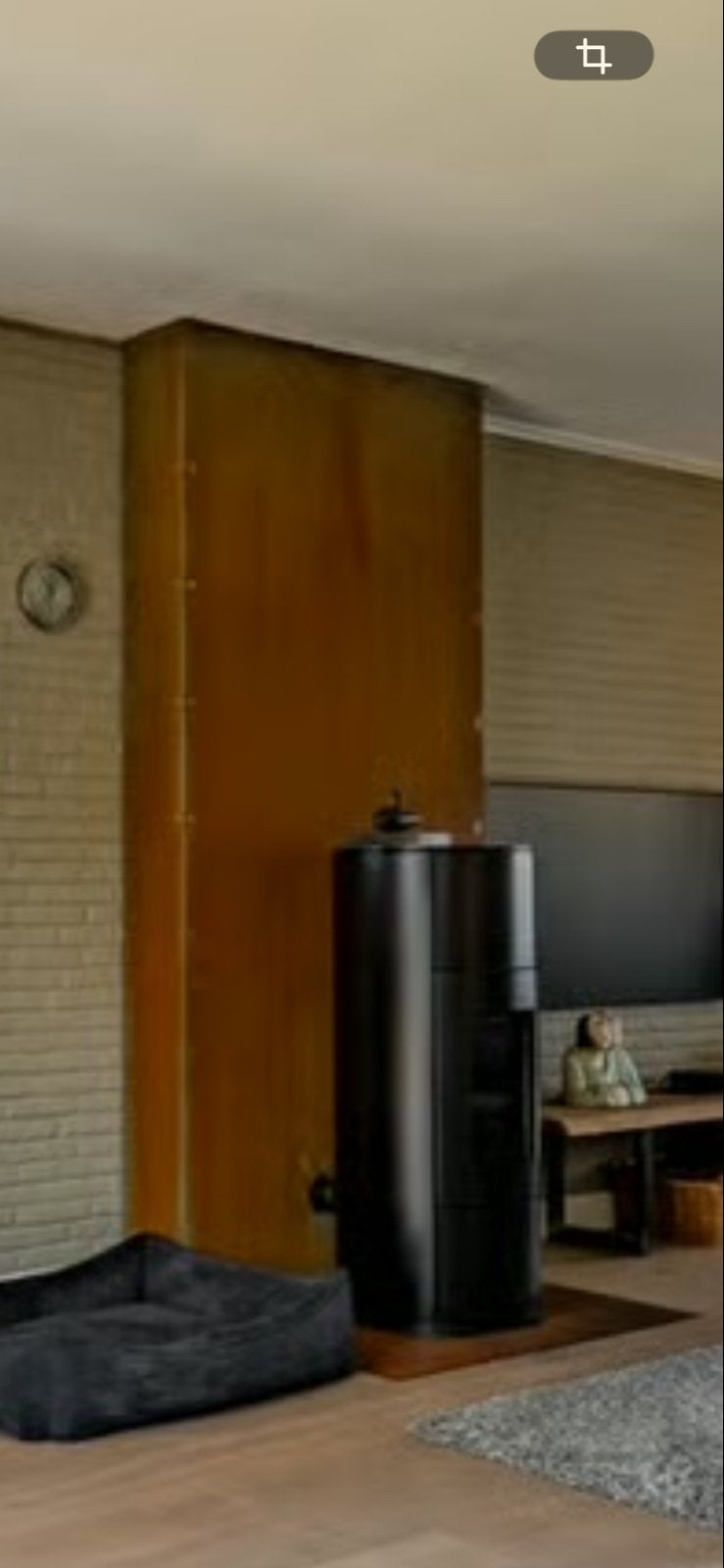 Cortenstalen platen voor bv haardombouw (exclusief haard), Ophalen, Gebruikt