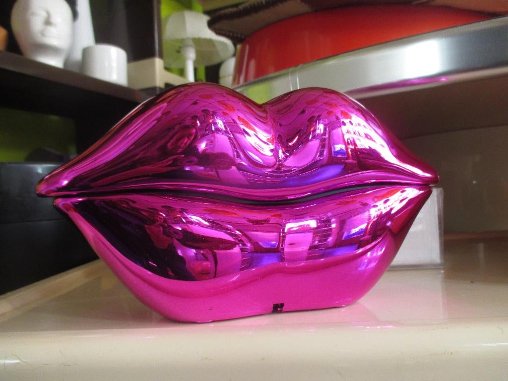 roze lippentelefoon mond retro jaren 70 vintage design, Telecommunicatie, Vaste telefoons | Niet Draadloos, Gebruikt, ?, ?, ?