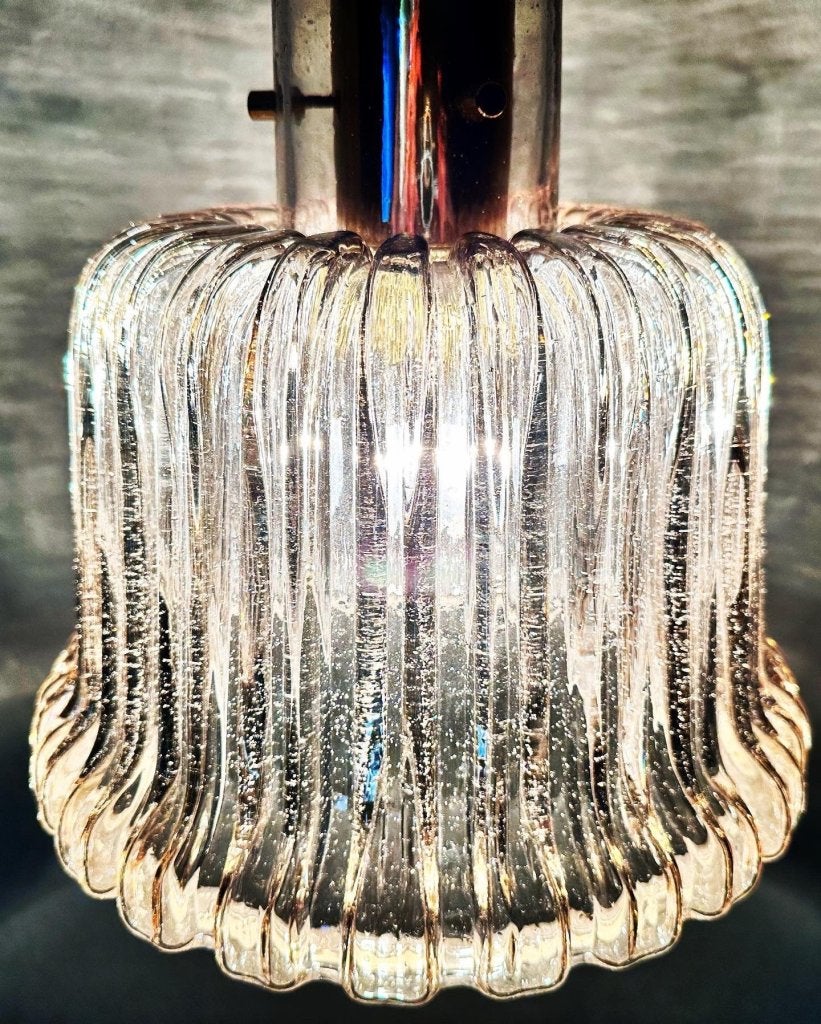Vintage Glashütte Limburg hanglamp, Niet ingevuld, Gebruikt, Mid century modern, Niet ingevuld