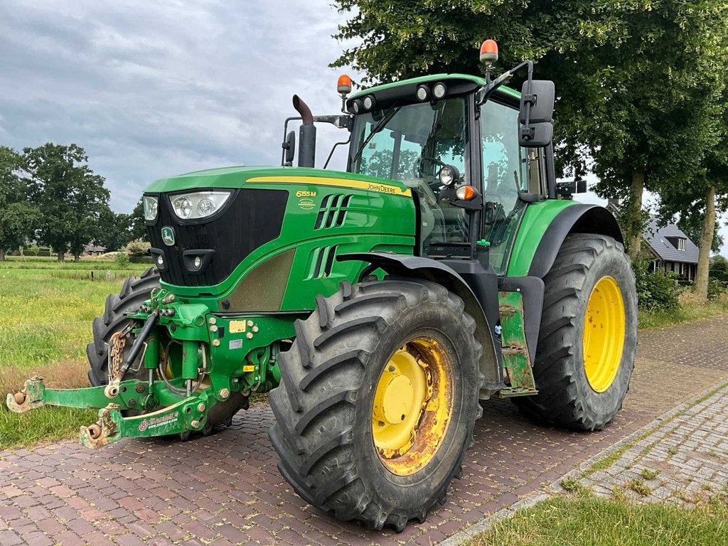 2018 John Deere 6155 M PowerQuad Vierwielaangedreven landbou, Gebruikt, John Deere