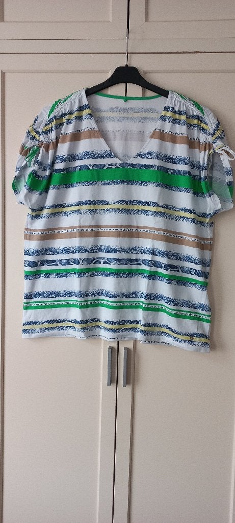 zomershirt van Gerry Weber maat 46 zgan, Meerkleurig, Zo goed als nieuw, Gerry weber, Shirt of Top