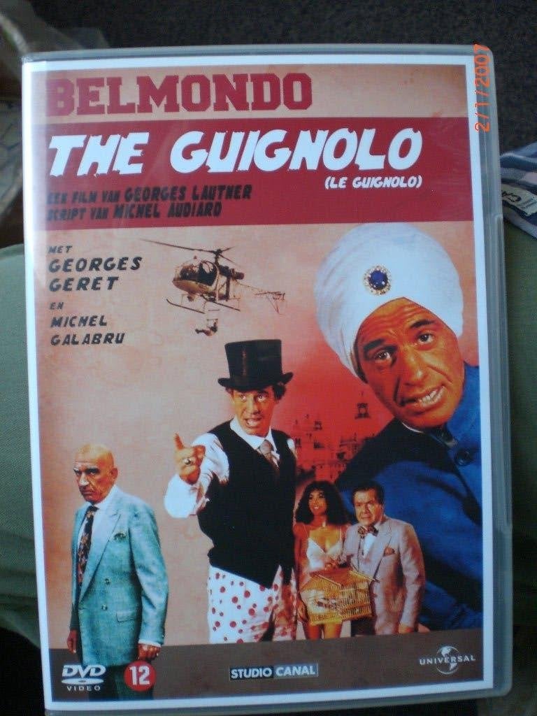 dvd Le Guignolo Jean-Paul Belmondo Georges Geret, 1960 tot 1980, Nederlands, Ophalen of Verzenden, Zo goed als nieuw