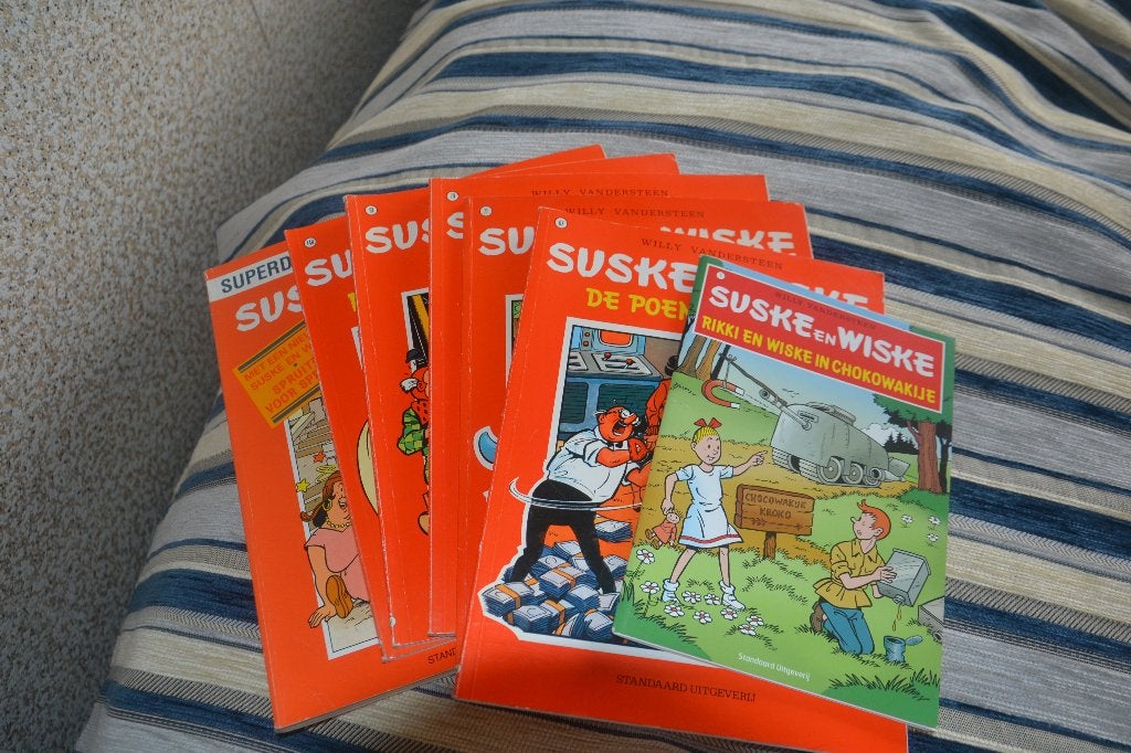 Suske en Wiske stripboeken, Meerdere stripboeken, Ophalen, Gelezen, Willy Vandersteen