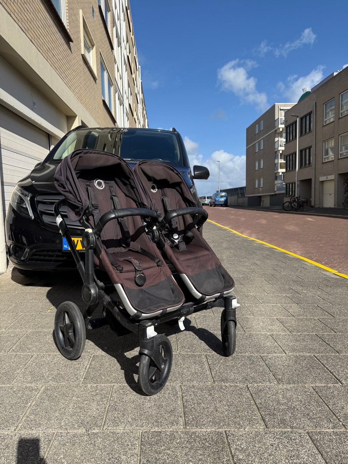 Bugaboo Donkey 3 Duowagen met 1 wieg en 2 stoelen, Ophalen, Gebruikt, Combiwagen, Duowagen