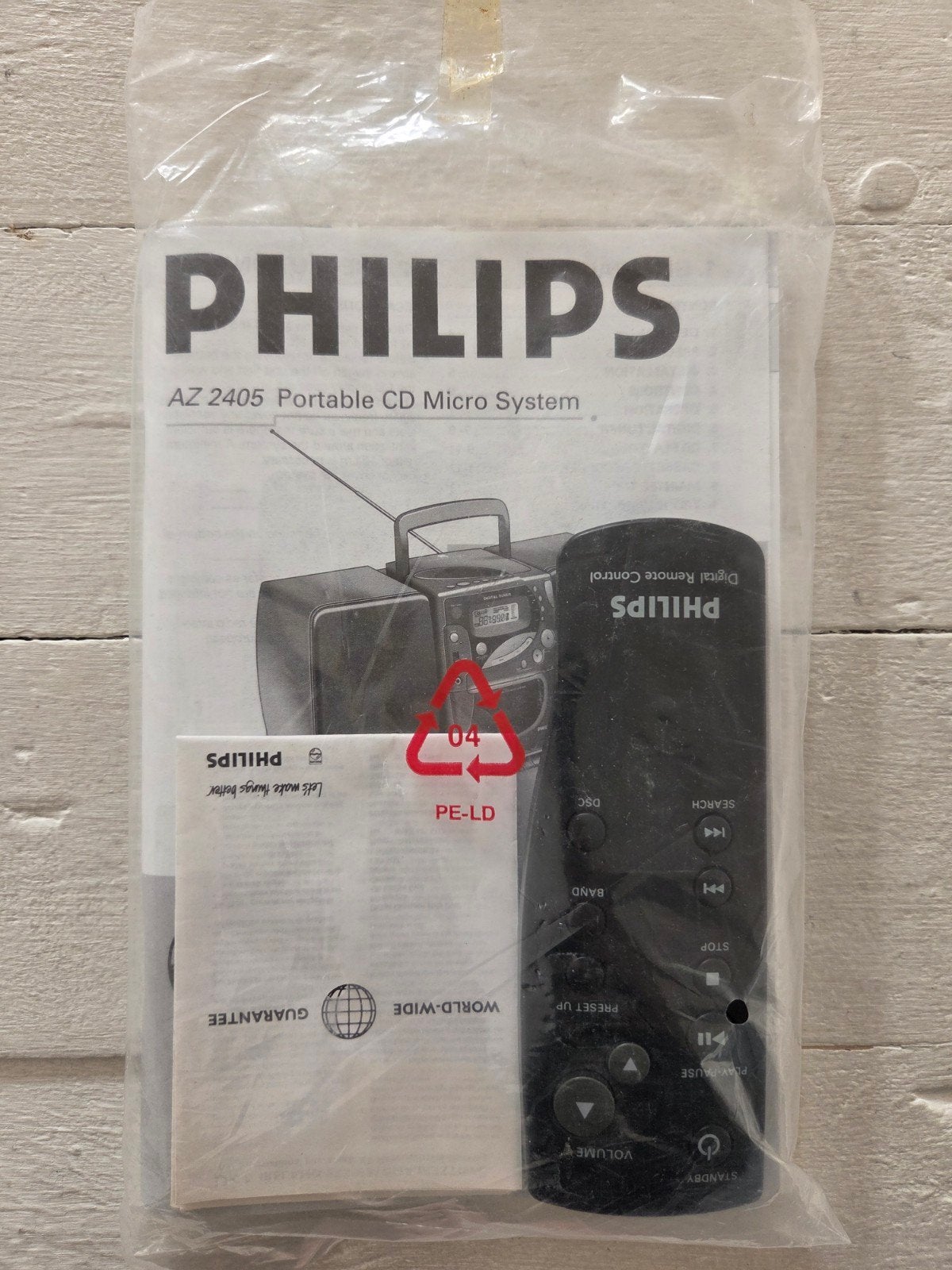 philips AZ portable cd mirco system digital remote control, Ophalen of Verzenden, Gebruikt