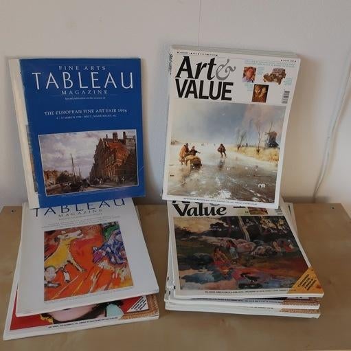 Tijdschrift Art and Value Tableau magazine 16 stuks PARTIJ, Ophalen, Gelezen, Overige typen