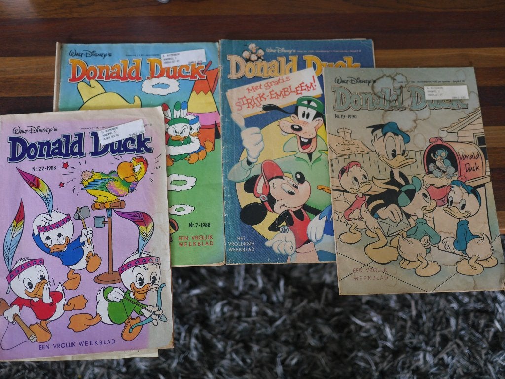donald duck , jaren 1980/1990, Boeken, Meerdere stripboeken, Ophalen of Verzenden, Gelezen