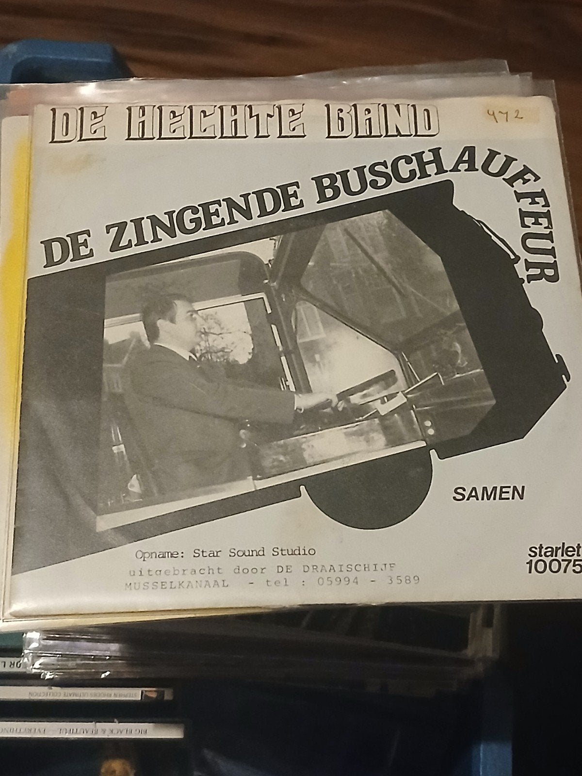DE ZINGENDE BUSCHAUFFEUR de hechte band / samen STARLET, Ophalen of Verzenden, Zo goed als nieuw, Overige formaten, Levenslied of Smartlap