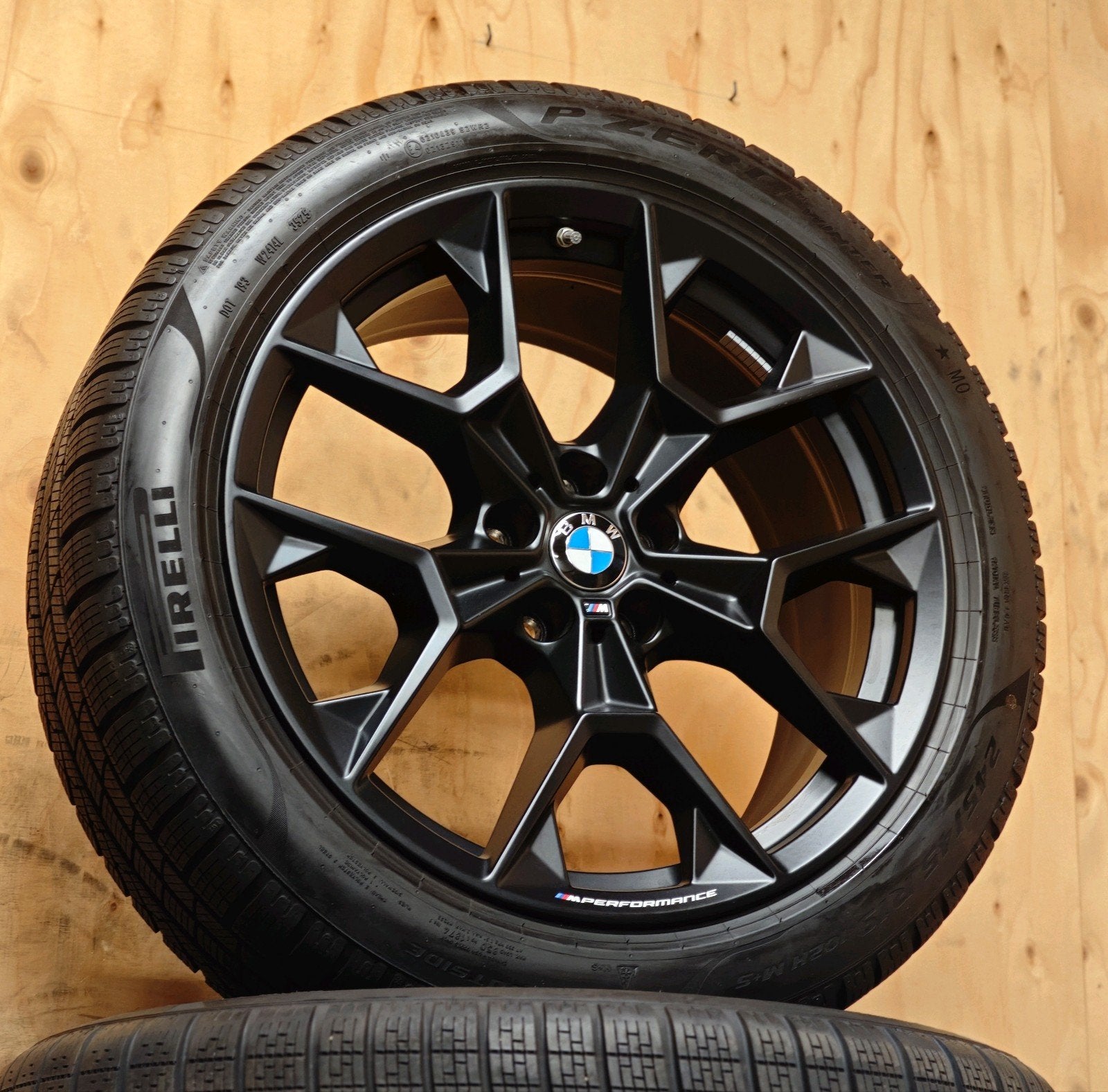 org 19" BMW 942M WINTER 5 i5 serie G60 G61 velgen M, 19 inch, Gebruikt, Bmw, Banden en Velgen