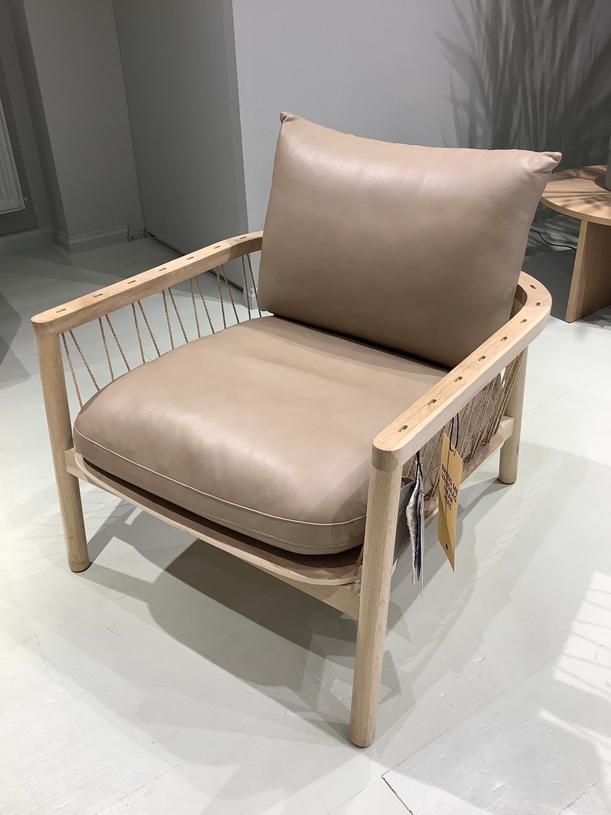 Sofacompany Enzo Leer Fauteuil, Ophalen, Zo goed als nieuw, 75 tot 100 cm, Stof