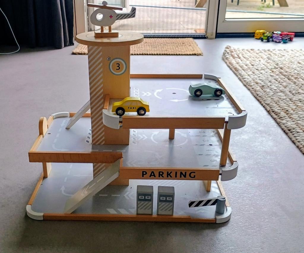 ZGAN Petite Amelie / Little Dutch houten parkeergarage, Ophalen, Zo goed als nieuw, Overige typen