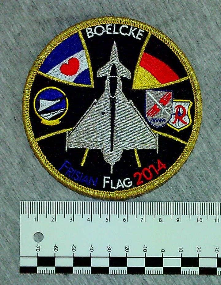 Frisian Flag 2014 squadrons Boelcke/Richthofen, Ophalen of Verzenden, Zo goed als nieuw, Patch, Badge of Embleem