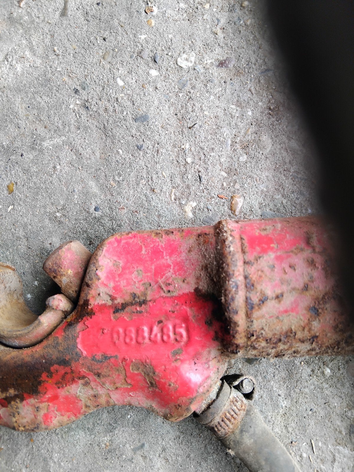Hydraulische topstang voor tractor, Ophalen